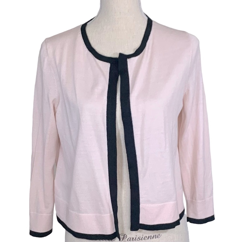 Ann Taylor Wool Blend Open Cardigan Sz M